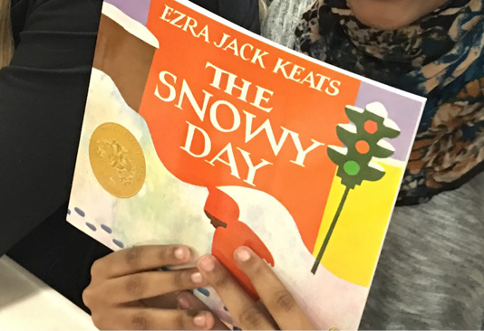 Book cover: Ezra Jack Keats's The Snowy Day
