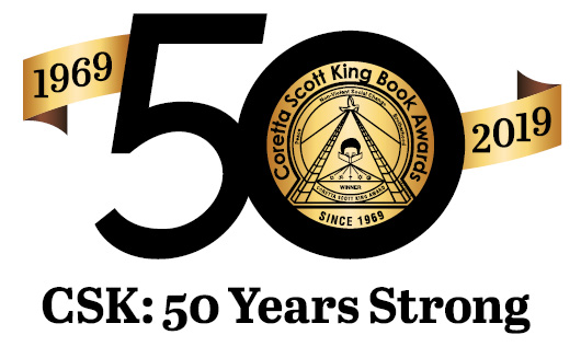 Coretta Scott King Award 50th Anniversary Logo