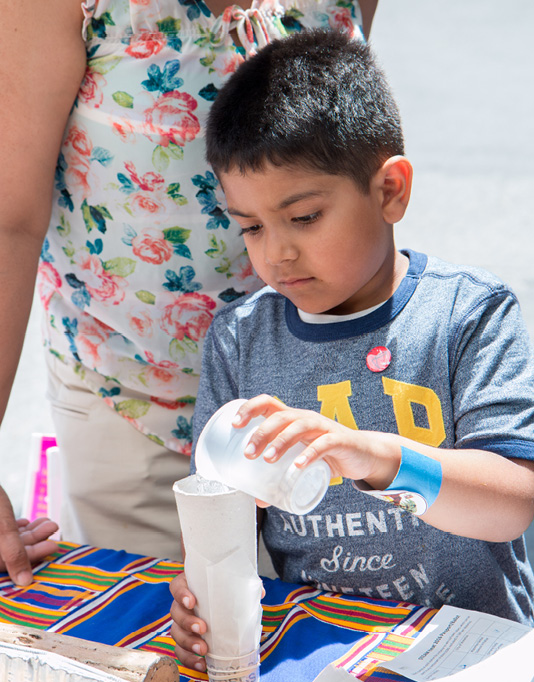 Library activities encourage play and spark conversation