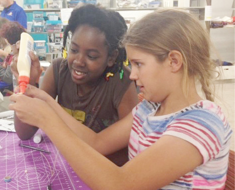 STEAM learning at Tom Greene County Library in San Angelo, Texas.