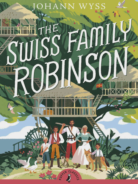 Book cover: The Swiss Family Robinson by Johann Wyss