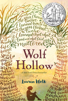 Book cover: Wolf Hollow