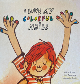 Book cover: I Love My Colorful Nails