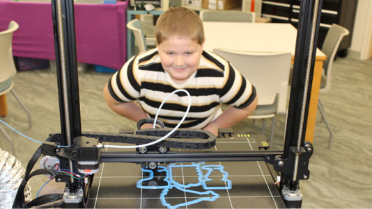 Sometimes you have to stop and watch custom cookie cutters being extruded on the 3D FDM printer.