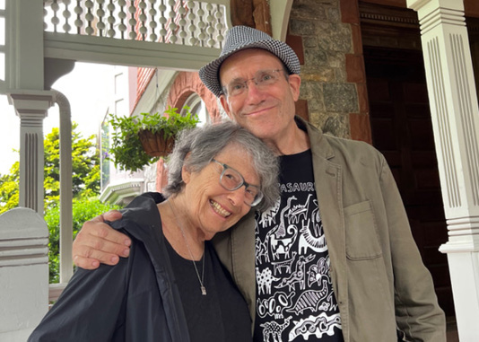 Mary Ann Hoberman and her son, Perry Hoberman, make children’s books all in the family. 