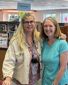 Longtime CAL contributor, and author of our Couples Who Collaborate column, Mary-Kate Sableski, visited CAL editor Sharon Verbeten on a recent trip to Wisconsin. They are pictured at the Manitowoc (WI) Public LIbrary.