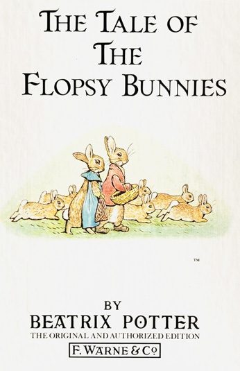 Book cover: The Tale of The Flopsy Bunnies