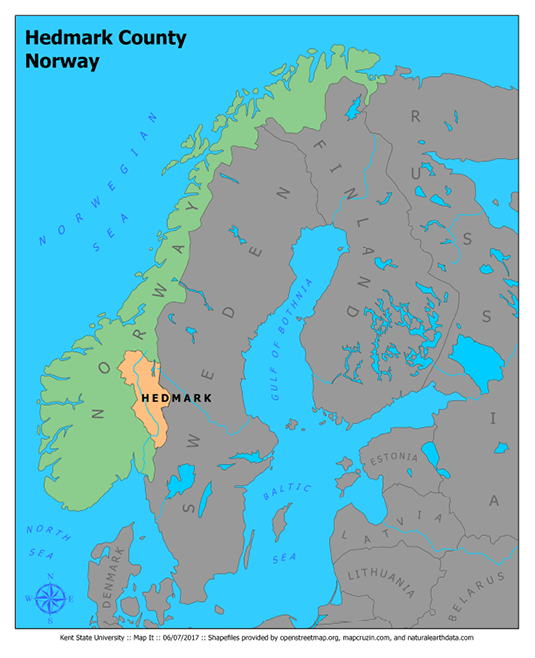 Figure 2. Hedmark County, Norway