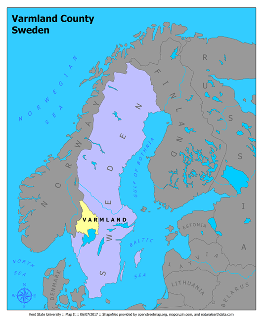 Figure 3. Varmland County, Sweden