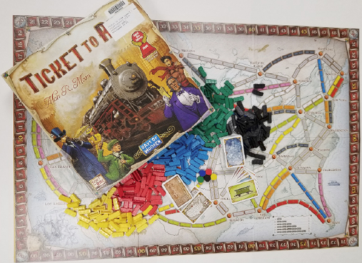 Figure 1. Ticket to Ride board game
