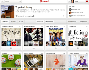 Figure 2.5. Topeka’s Pinterest account