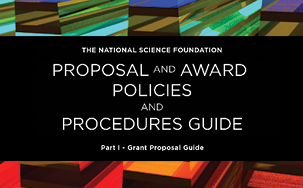 Figure 3.11. In January 2013, the NSF changed the language in its grants proposal application to allow for the submission of up to ten “research products” with regard to principal investigators’ biographical sketches. While the section in question still requires products to be “published” (i.e., no invited lectures), it also explicitly allows for works that go beyond traditional print-based scholarship.