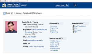 MSU Library staff directory