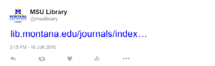 Twitter post of URL of page with no Twitter Card