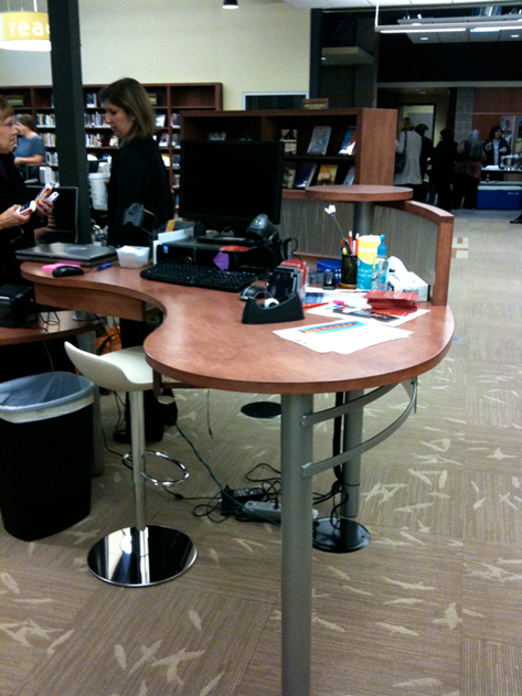 Figure 1.7. Image of reference desk at Anythink Libraries