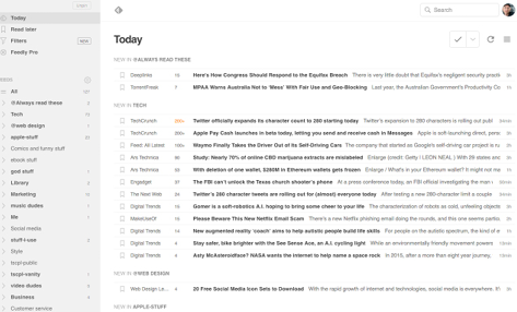 Figure 2.8. Feedly.com