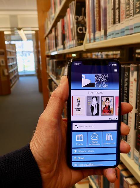 Using your smartphone inside the library