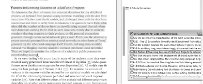 Retrieving coded quotations in ATLAS.ti